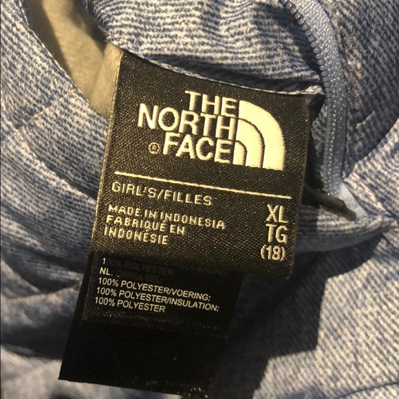 The North Face Reversible Fleece Girls XL - Picture 8 of 8